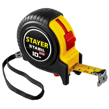 STAYER Professional Stabil Рулетка 10 м х 25 мм