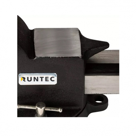 RUNTEC Тиски слесарные стальные с поворотным механизмом, 200 мм