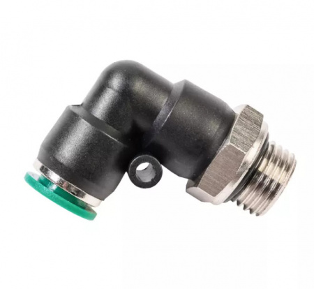 GARWIN Уголок M1/4" цанга 8 мм, с уплотнением, пластмассовый корпус