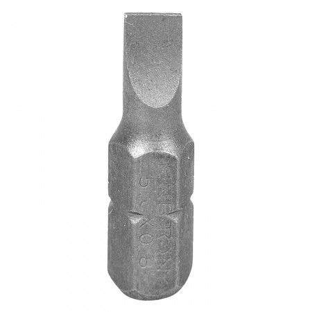 KING TONY Вставка (бита) торцевая 1/4", Slotted, 5х0.8 мм, L = 25 мм