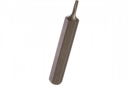FORCE Бита TORX 10 мм удлиненная Т10, L=75 мм