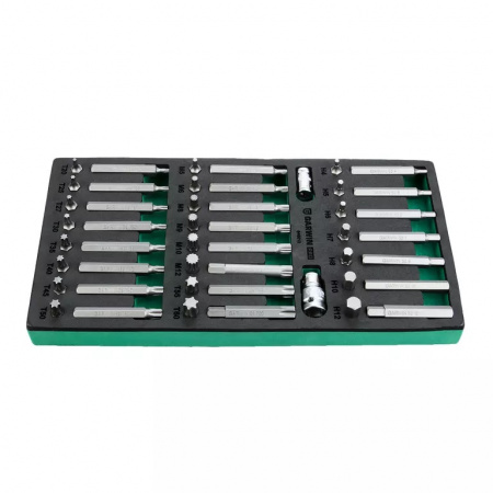 GARWIN PRO Набор бит 10 мм, Torx, Spline, Hex, 48 пр. в ложементе EVA