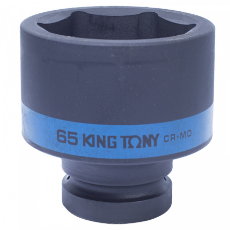 KING TONY Головка торцевая ударная шестигранная 1", 65 мм