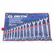 KING TONY Набор комбинрованных ключей , 5/16"-1-1/4" 14 предметов