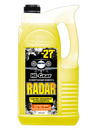 HI-GEAR Омыватель стекол Radar зимний -27 С (4 л)
