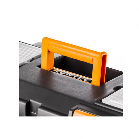 RUNTEC Ящик инструментальный пластиковый с органайзером, средний, 450х243х210 мм