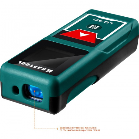 KRAFTOOL лазерный дальномер 5 см - 40 м, LD-40