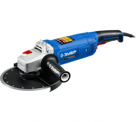 ЗУБР Профессионал УШМ 230 мм, 2200 Вт, компакт, с увеличенной мощностью двигателя 