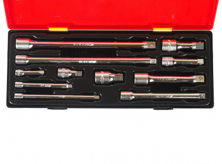 JTC Набор удлинителей 1/4",3/8",1/2" 11 предметов в кейсе 