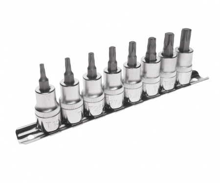 JTC Набор торцевых головок с насадкой TORX 3/8"DR T-15-T50, 8 предметов