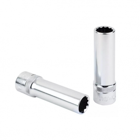 Licota Головка торцевая глубокая 1/2" (12,7 мм), 12-гранная, 18 мм, длина 77 мм