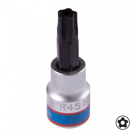 KING TONY Насадка (бита) торцевая 3/8", TORX PLUS (5-лучевой П-образной формы), IPR45, L = 50 мм 