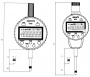 ASIMETO Измерительная головка цифровая IP65 0,01 мм, 0-25 мм / 0-1"