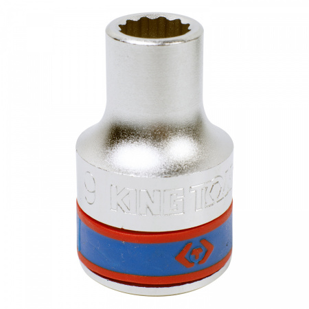 KING TONY Головка торцевая стандартная двенадцатигранная 1/2", 9 мм