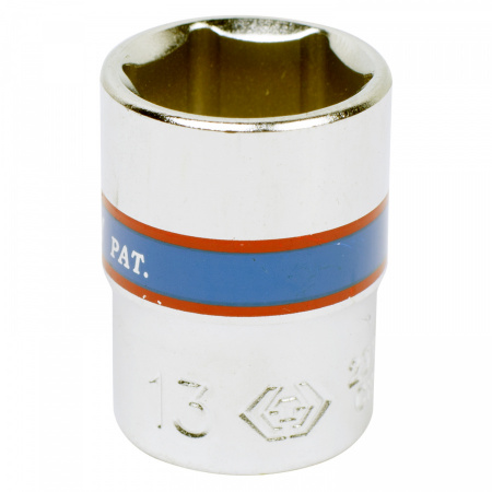 KING TONY Головка торцевая стандартная шестигранная 1/4", 13 мм