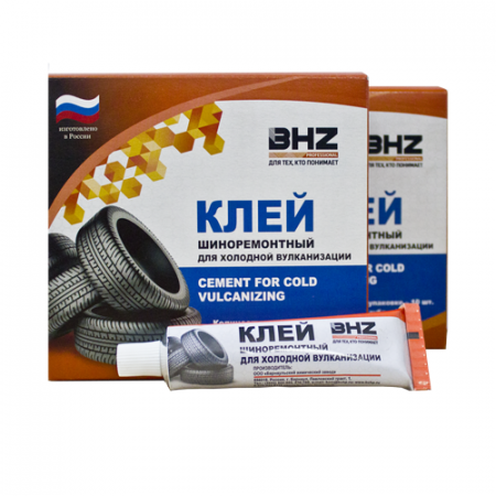БХЗ Клей самовулканизующийся для холодной вулканизации туба 42 мл BHZ professional (уп 10шт)