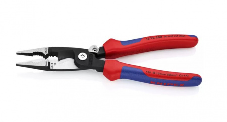 Knipex Клещи электромонтажные, 6-в-1, зачистка 0.75 – 1.5 / 2.5 мм², рез Ø 15 мм / 50 мм², 200 мм