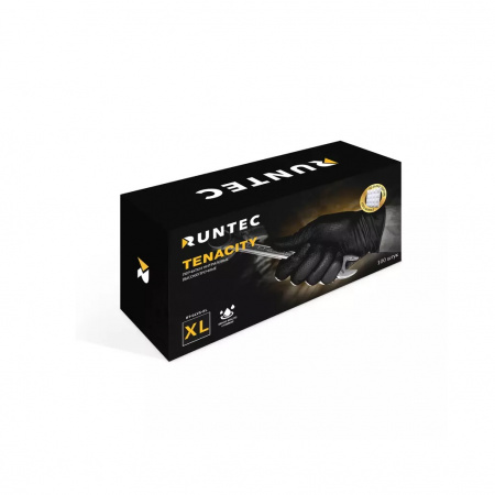 RUNTEC Перчатки Tenacity нитриловые высокопрочные, размер XL (100 штук)