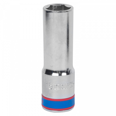 KING TONY Головка торцевая глубокая шестигранная 1/2", 15 мм