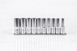 Licota Набор торцевых головок глубоких 3/8" 12 гр. 5/16"-13/16" 10пр. на линейке