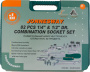 JONNESWAY Набор инструмента универсальный 1/4", 1/2", 82 предмета
