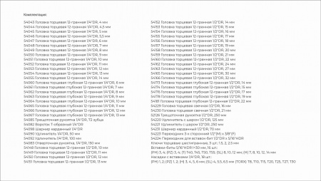 Thorvik Набор инструмента универсальный 1/4", 1/2"DR с головками торцевыми 12-гранными, 94 предмета