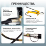 CAR-TOOL Шланг гидравлический 3 м, 700 Бар, 3/8*М24