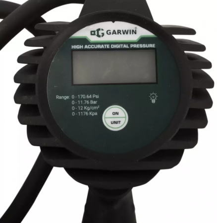 GARWIN PRO Пистолет для накачки шин с цифровым манометром, 12 бар