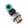 GARWIN PRO Уголок M3/8" цанга 6 мм, с уплотнением, пластм. корпус