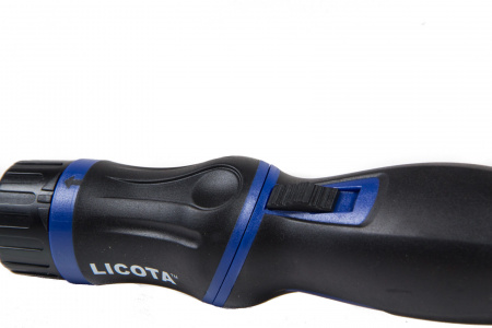 Licota Набор отвертка трещоточная с поворотной ручкой и сменными вставками 1/4", 8 пр.
