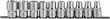 OMBRA Набор головок торцевых 1/2"DR на держателе, внешний TORX®, E8-E24, 10 предметов