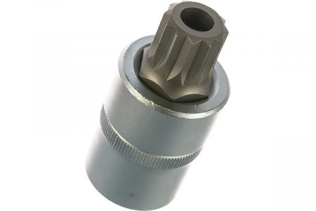 FORCE Головка-бита Spline, М1,  1/2", длина 55 мм, с отверстием 