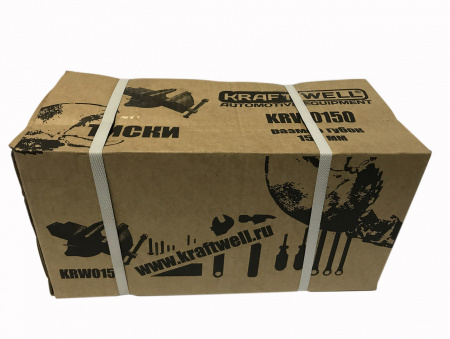 KraftWell KRW0150 Тиски слесарные вращающиеся 150 мм