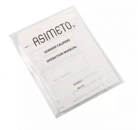 ASIMETO Штангенциркуль нониусный 0,02 мм, 0-150 мм