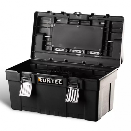 RUNTEC Ящик инструментальный пластиковый с органайзером, большой, 530х270х270 мм