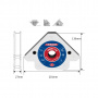Aurora Magnet S-80 Фиксатор магнитный (45°/90°/135°, усилие 80 кг)