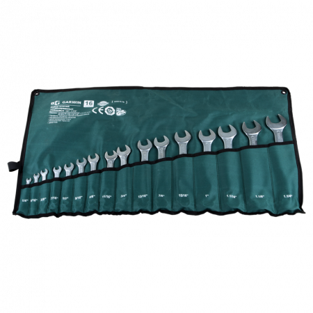 GARWIN PRO Набор ключей комбинированных дюймовых 16 предметов 1/4"-1-1/4"