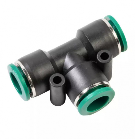 GARWIN PRO Фитинг цанговый Т-тройник 12 мм, с уплотнением, пластм. корпус