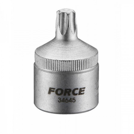 FORCE Головка-бита монолитная TORX 1/2"DR T47х37 мм 