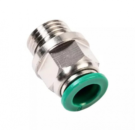 GARWIN Фитинг цанговый М1/2" 6 мм, с уплотнением, пластм. корпус