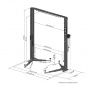 SIVIK Двухстоечный электрогидравлический подъемник ПГА-4300-Е Серый RAL7016