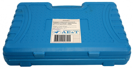 AE&T Компрессометр дизельный 0-1000PSI и 0-70атм с адаптерами для дизелей
