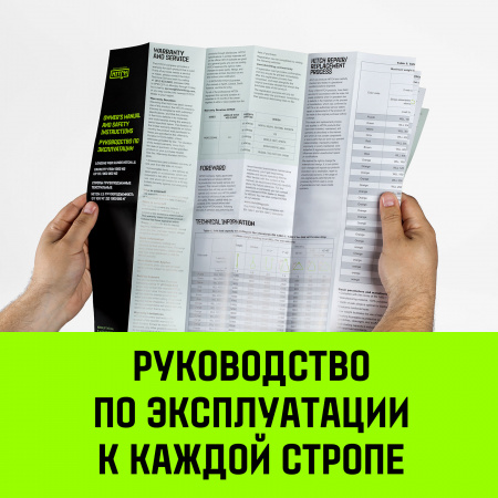 Строп грузоподъемный текстильный петлевой (СТП) HITCH LS3030, 3000 кг, 3.0 м