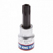 KING TONY Насадка (бита) торцевая 3/8", TORX, T50, L = 50 мм, с отверстием