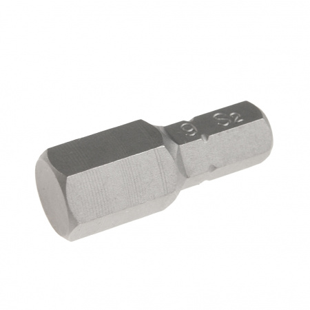 JTC Бита HEX H9х25 мм 1/4" DR 6-ти гранная S2 