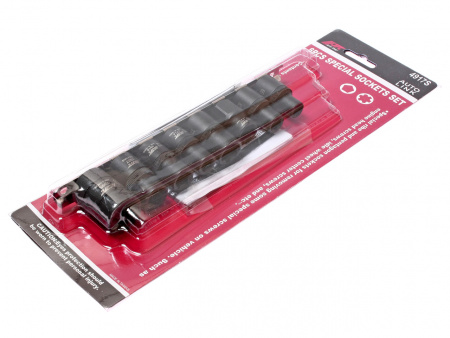 JTC Набор головок специальных 1/2" 5-ти гранных и RIBE 8 предметов