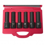 JTC Набор головок торцевых 3/4" TORX (E18-E24) 12-ти гран. (17-19 мм) ударных глубоких L=110 мм 6 пр. 