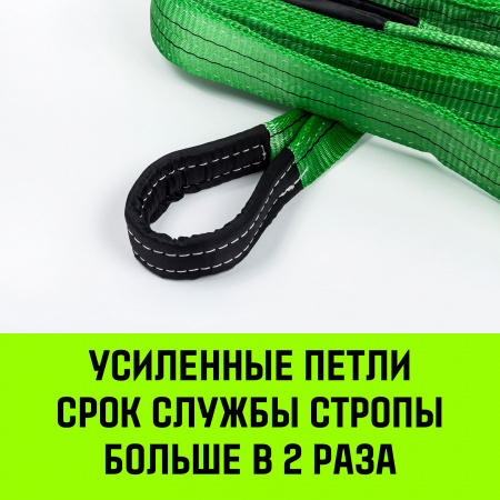Строп грузоподъемный текстильный петлевой (СТП) HITCH LS3030, 3000 кг, 3.0 м