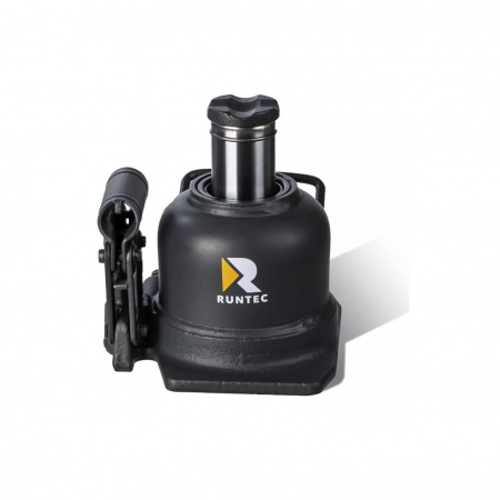 RUNTEC Домкрат бутылочный, двухштоковый, профессиональный 10 т, 125-225 мм