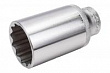 FORCE Головка торцевая 32 мм 1/2" 12-гранная глубокая L77 мм 